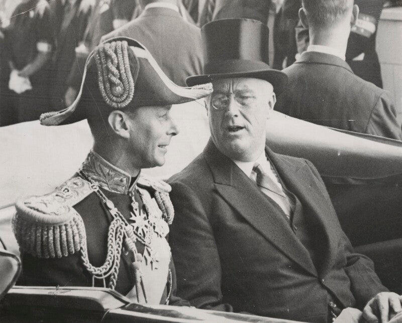King george vi; franklin d. roosevelt npg x198376