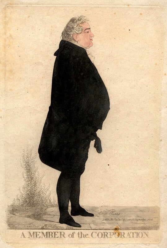 Sir william curtis, 1st bt ('a member of the corporation') npg d4516