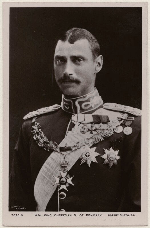 Christian x, king of denmark npg x74397