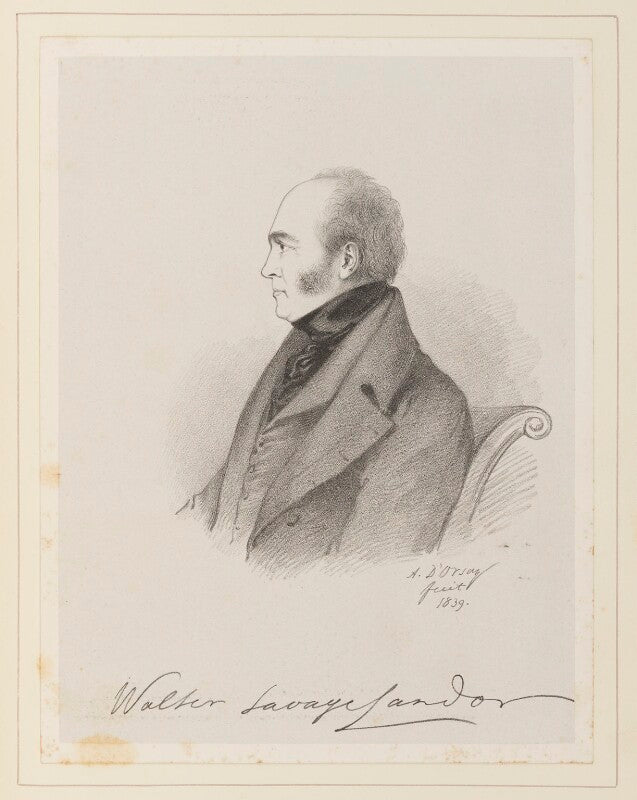 Walter savage landor npg d45948