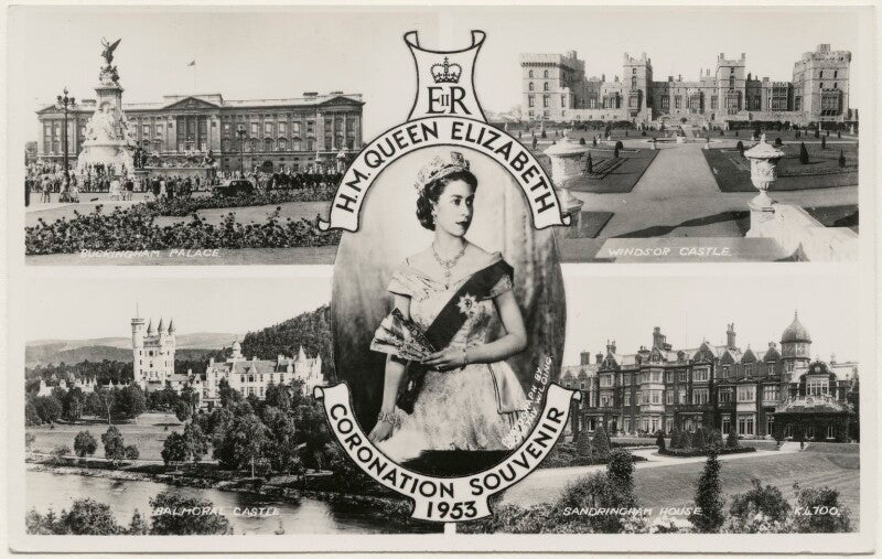 'h.m. queen elizabeth coronation souvenir 1953' (queen elizabeth ii) npg x193097