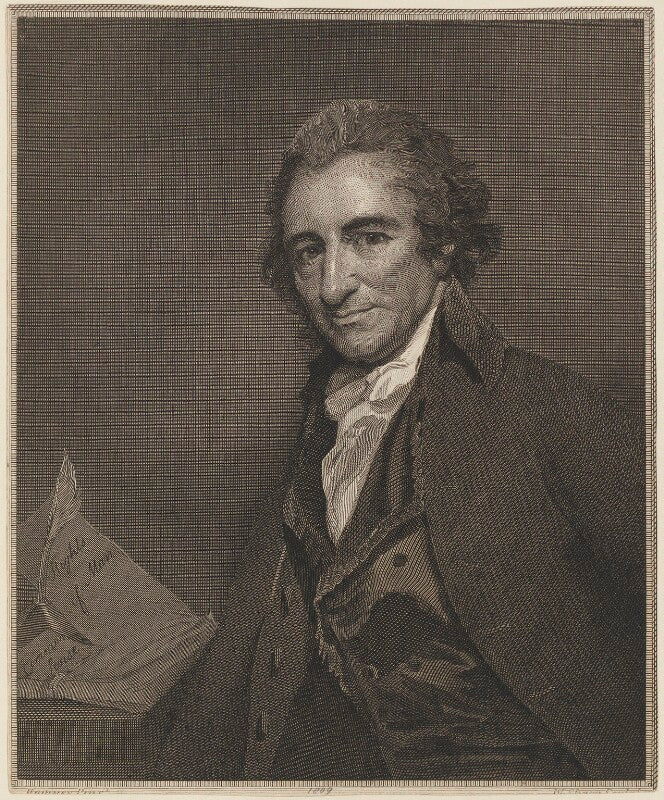 Thomas paine npg d15322