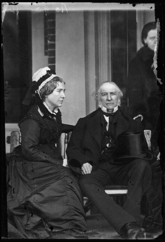 Catherine gladstone (née glynne); william ewart gladstone npg x96223