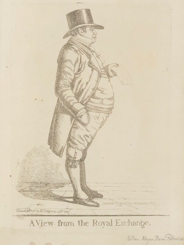 Nathan meyer rothschild ('a view from the royal exchange') npg d13360