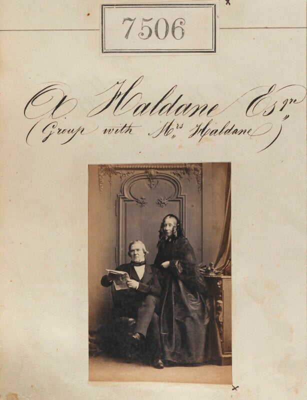 Mr a. haldane and mrs haldane npg ax53330