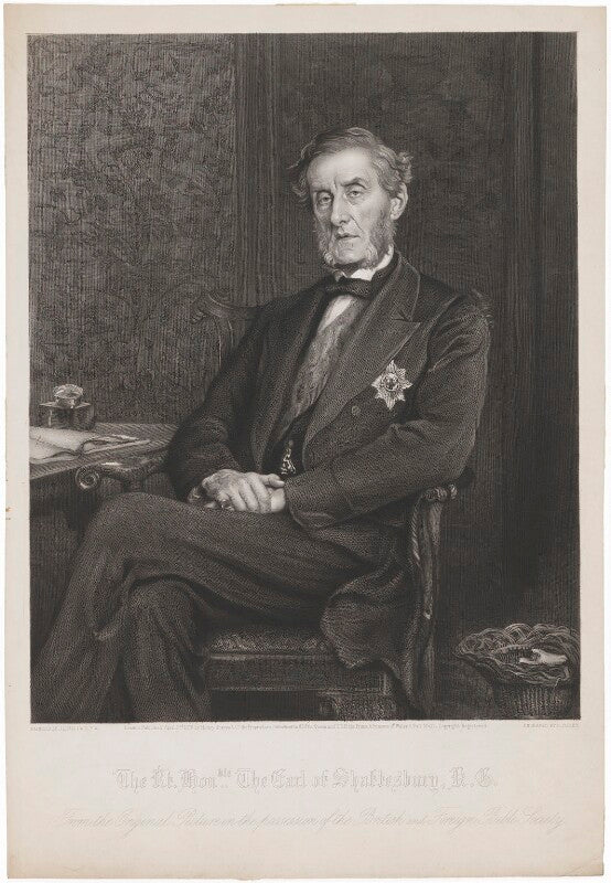 Anthony ashley cooper, 7th earl of shaftesbury npg d40665