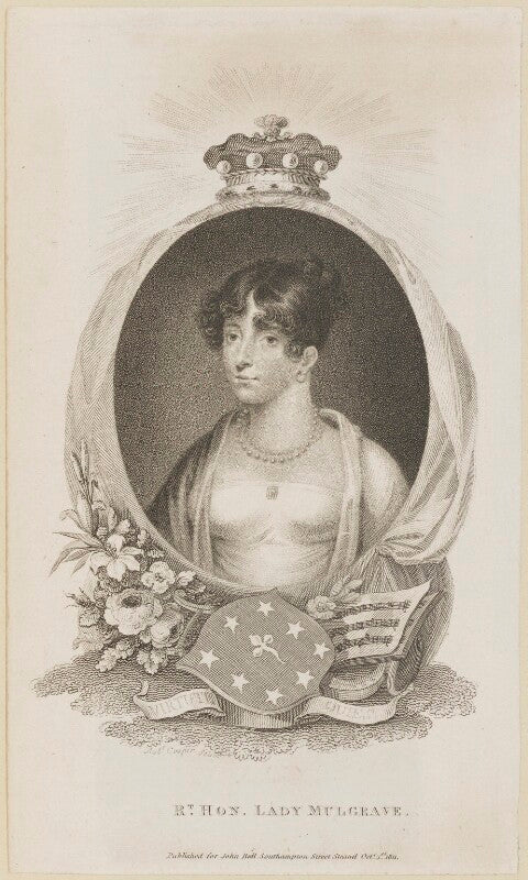 (martha) sophia (née maling), countess mulgrave npg d14036