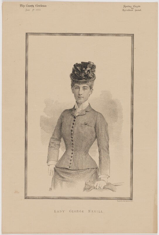 Florence mary (soanes), lady george nevill npg d46179