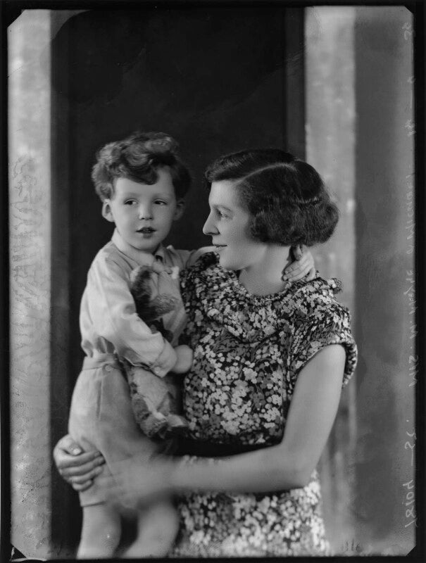 Sylvia clementina lumley ellis (mrs mayne) with her son npg x104941