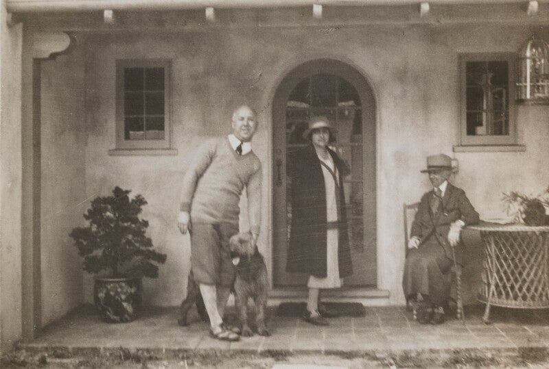 Dame myra hess; marie pond and an unknown man npg ax183804