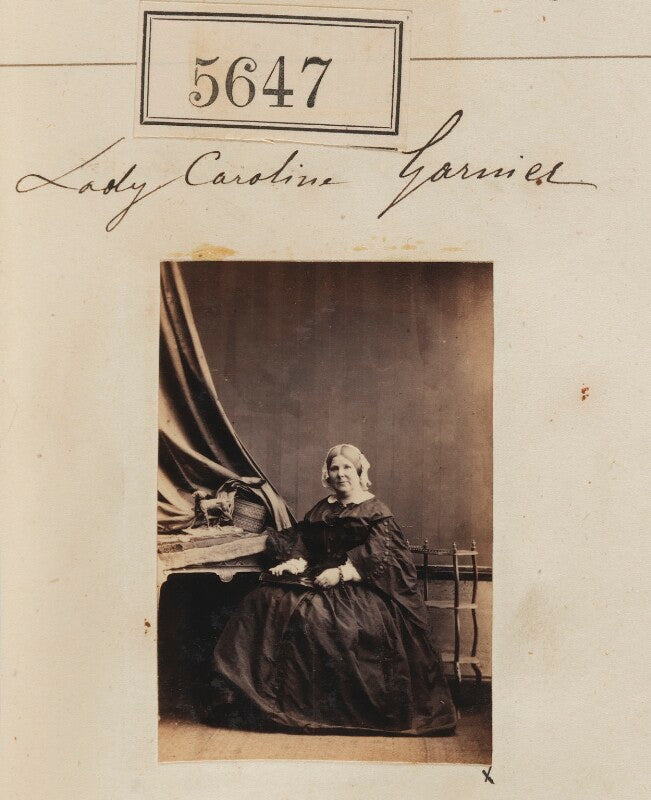 Lady caroline elisabeth garnier (née keppel) npg ax55602