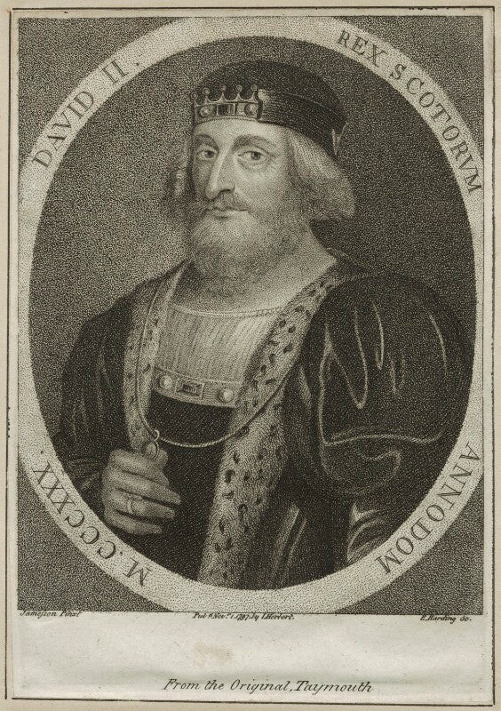King david ii of scotland npg d23890