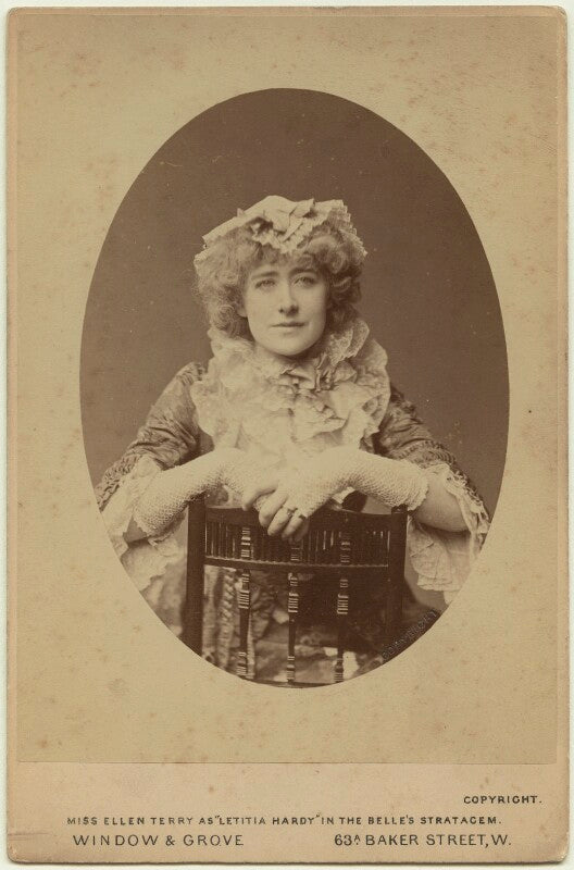 Ellen terry as letitia hardy in 'the belle's strategem' npg x16975