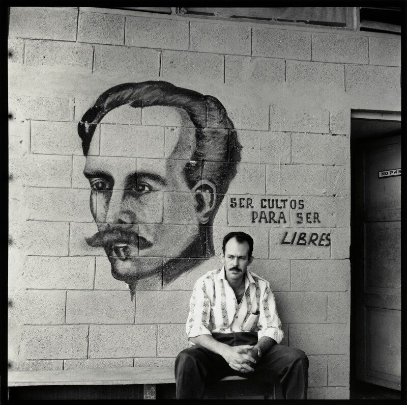 'mural of the poet josé martí' (ida's government driver) npg x132344