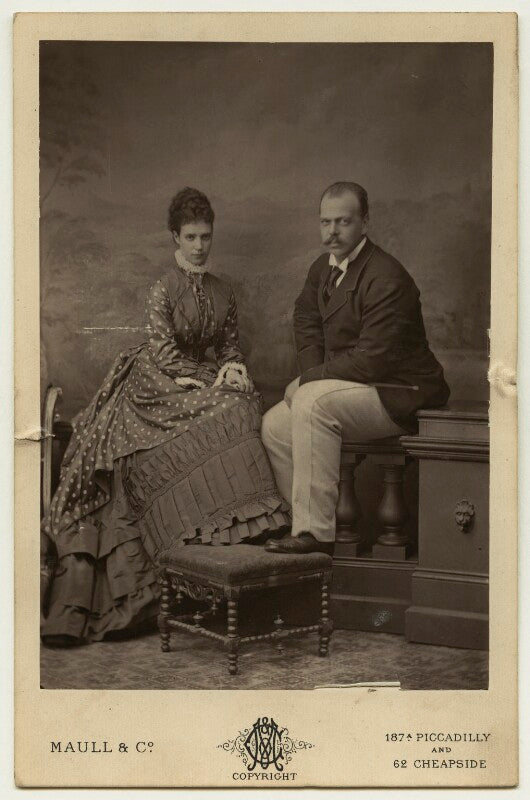 Maria feodorovna, empress of russia (princess dagmar); alexander iii, emperor of russia npg x132250