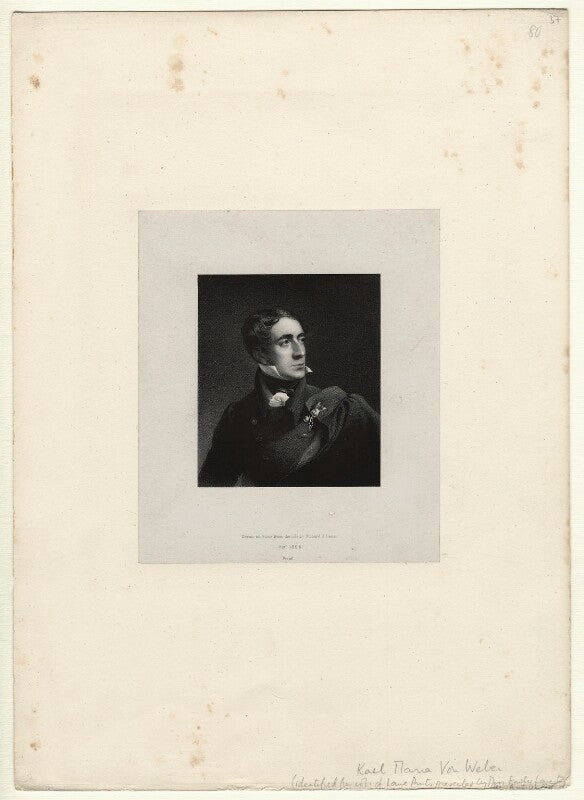 Karl maria friedrich ernst von weber npg d22059