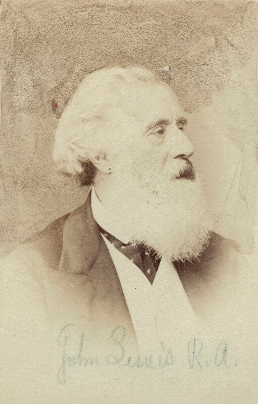 John frederick lewis npg ax131897