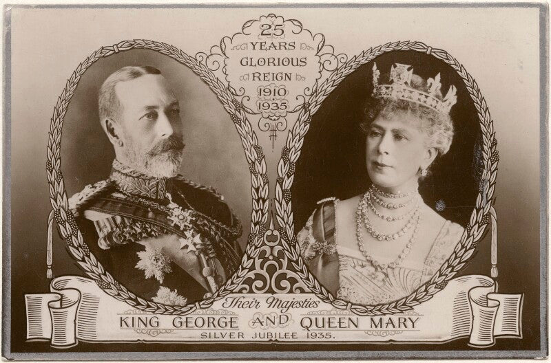 'their majesties king george and queen mary silver jubilee 1935' (king george v; queen mary) npg x196857
