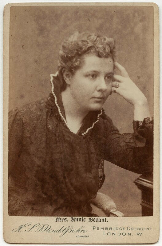 Annie besant (née wood) npg x35192