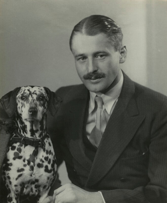 (ninian) john frederick hanbury tracy with his dog npg x85631