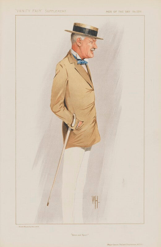 Herbert francis eaton, 3rd baron cheylesmore ('men of the day. no. 2281. "arms and sport."') npg d45671