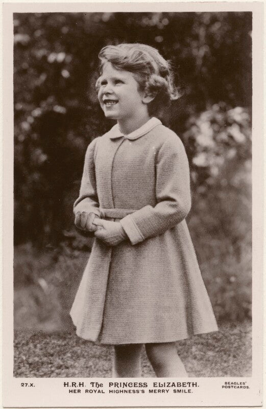 'h.r.h. the princess elizabeth. her royal highness's merry smile' (queen elizabeth ii) npg x193144