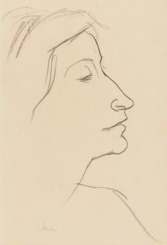 Frieda emma johanna maria lawrence (née von richthofen) npg 6614