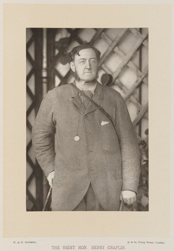 Henry chaplin, 1st viscount chaplin npg ax27910