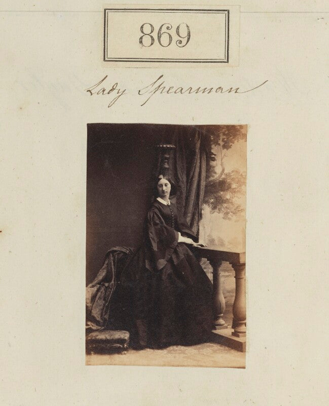Possibly lady maria louisa spearman (née fitzmaurice) npg ax50466