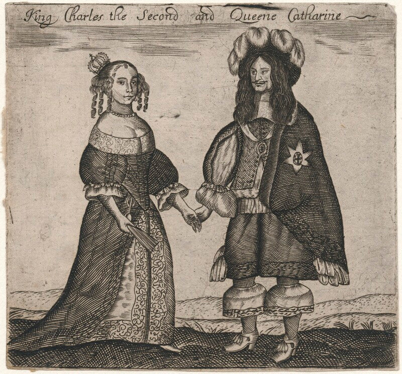Catherine of braganza; king charles ii npg d11128