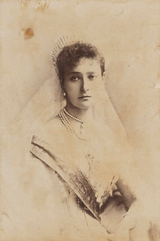 Alexandra, empress of russia (née princess alix of hesse and by rhine) npg p1700(13c)