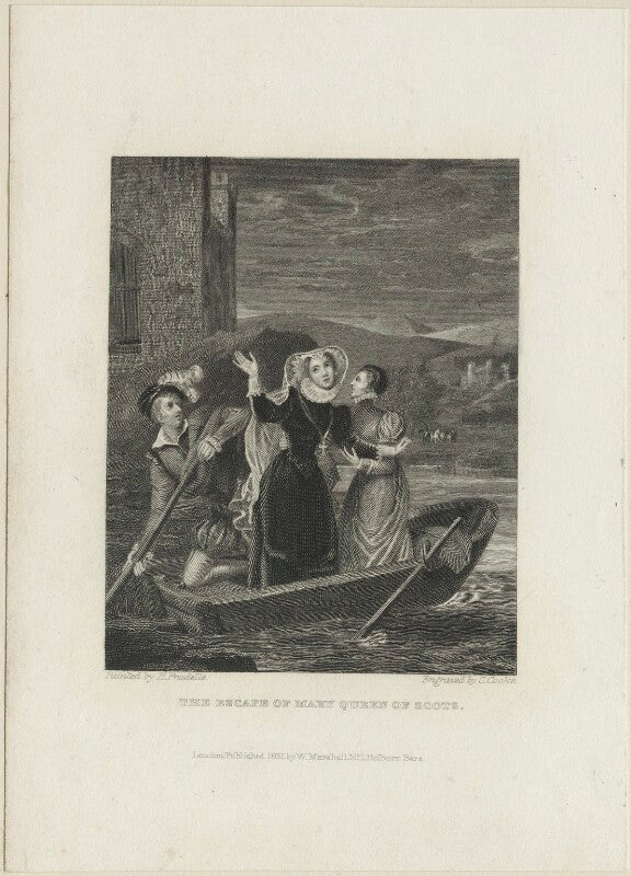 The escape of mary, queen of scots npg d25078