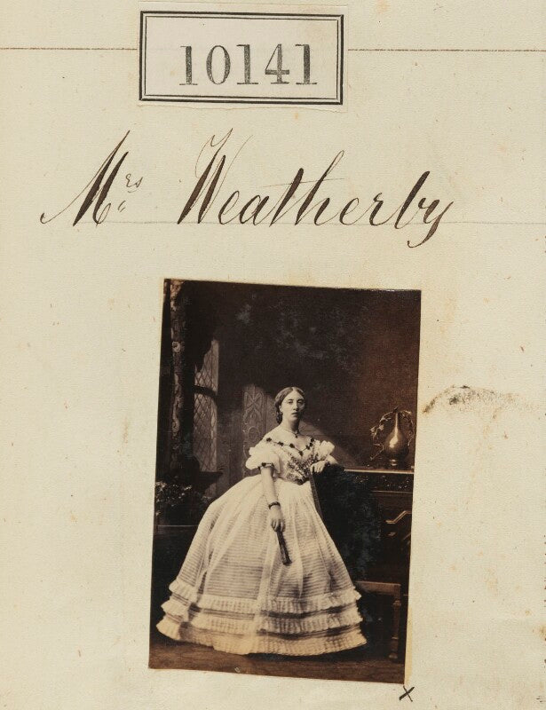 Mrs weatherby npg ax59856