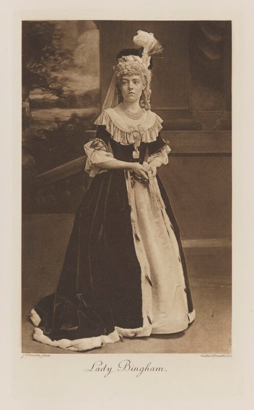 Violet sylvia blanche bingham (née clay), countess of lucan when lady bingham npg ax41228