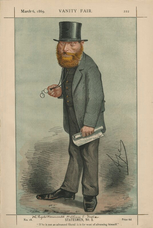 William edward forster; ('statesmen, no. 5.') npg d43369