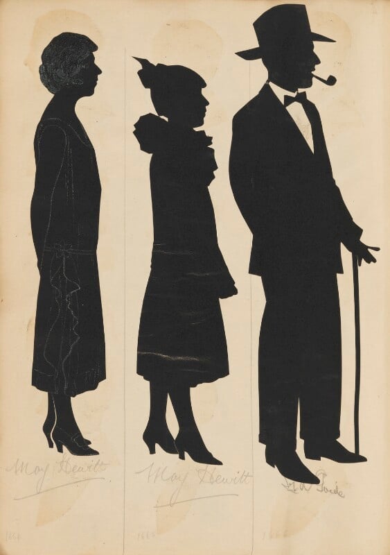 Tourists on the west pier, brighton (may hewitt; may hewitt; an unknown man) npg d46682