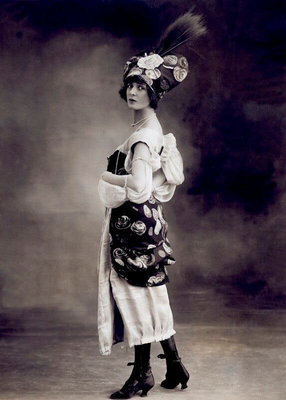 Julia james dressed for all fools' day ball npg x85445