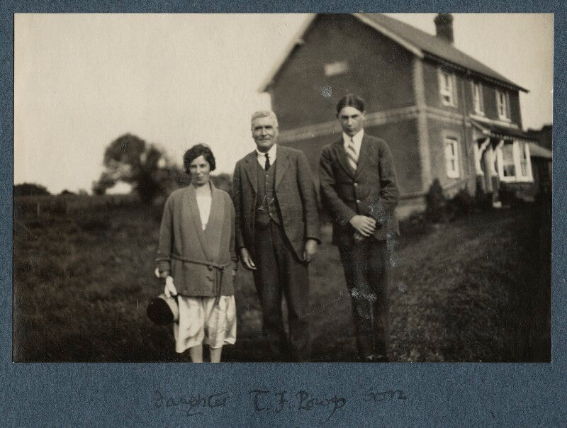 Violet rosalie powys (née dodds); theodore francis powys; francis powys npg ax142234