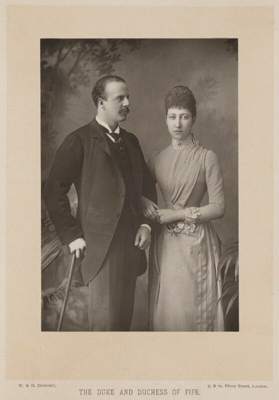 Alexander william george duff, 1st duke of fife; princess louise, duchess of fife npg ax14720