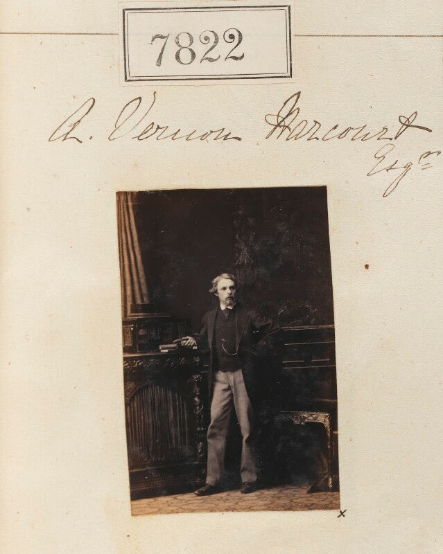 Augustus george vernon harcourt npg ax57661