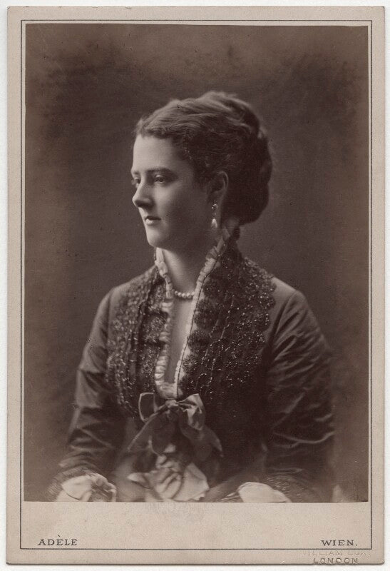 Georgina elizabeth ward (née moncreiffe), countess of dudley npg ax5569