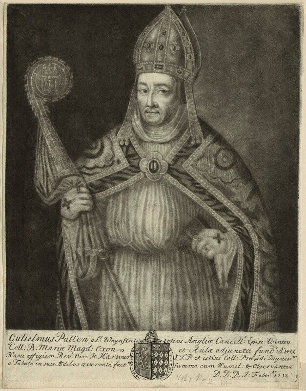 William waynflete (patten), bishop of winchester npg d24021