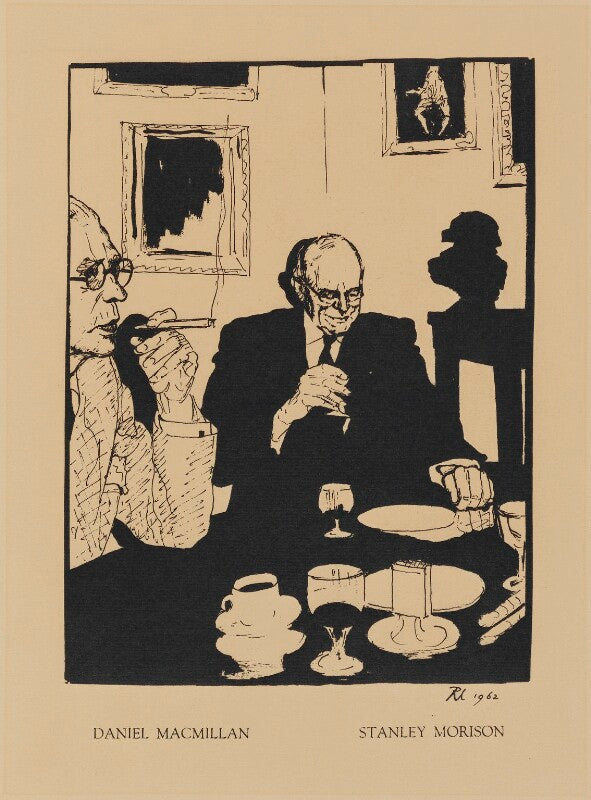 Daniel de mendi macmillan; stanley arthur morison npg d32982