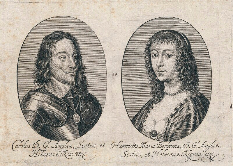 King charles i; henrietta maria npg d18211