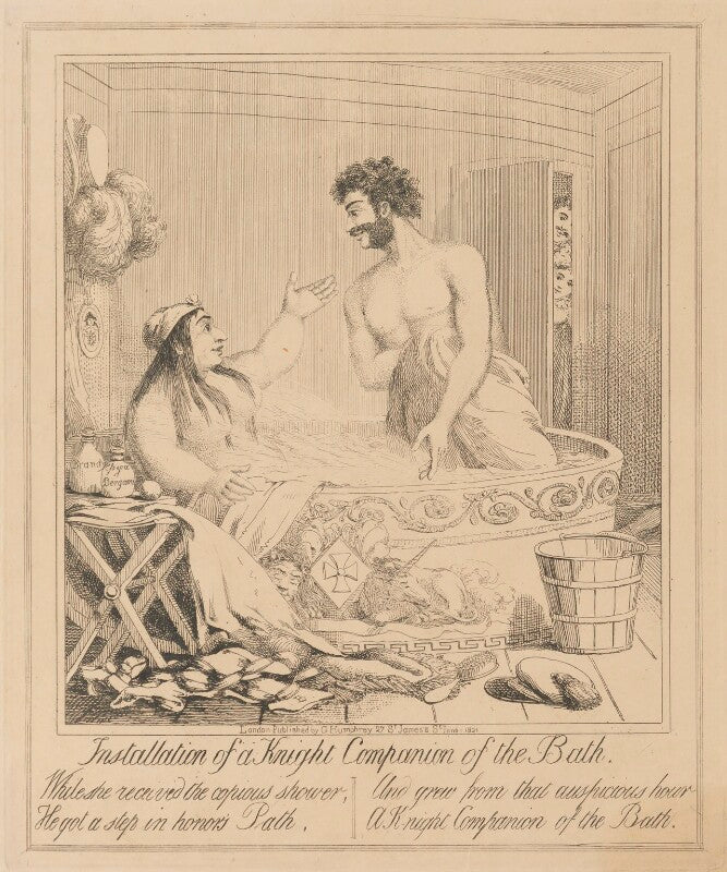 Installation of a knight companion of the bath npg d17918a