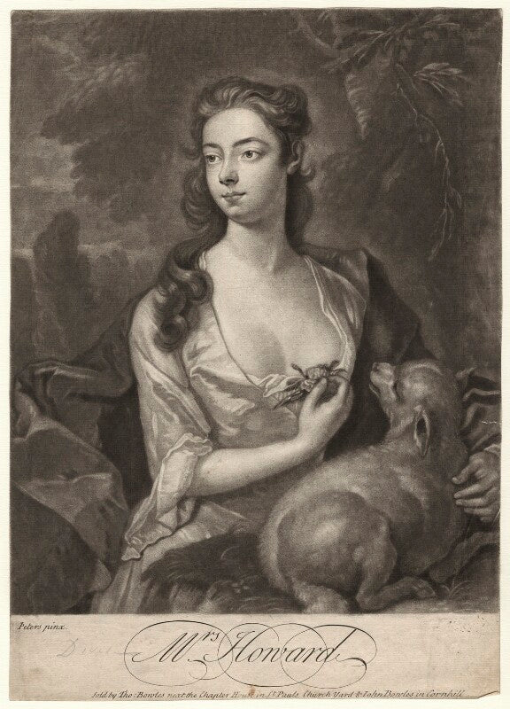 Henrietta howard (née hobart), countess of suffolk when mrs howard npg d4335