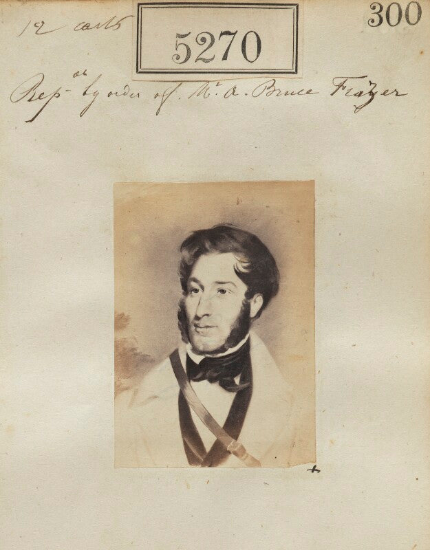 Unknown man ('reproduction by order of mr a. bruce frazer') npg ax53307