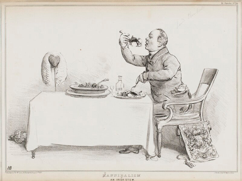 William conyngham plunket, 1st baron plunket ('hannibalism or an irish stew') npg d41216