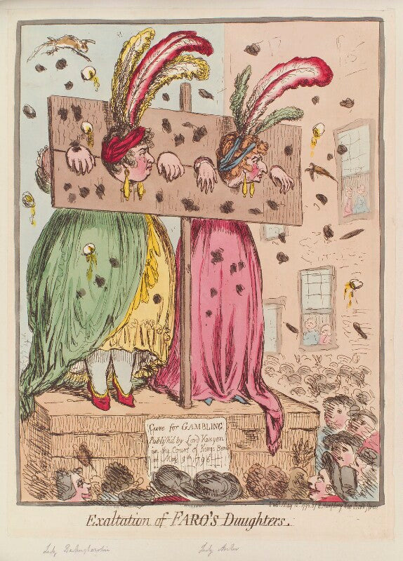 'exaltation of faro's daughters' (albinia, countess of buckinghamshire; sarah archer (née west), lady archer) npg d12573