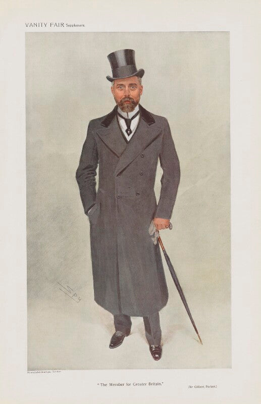 Sir (horatio) gilbert george parker, 1st bt ('men of the day. no. 1177. "the member for greater britain."') npg d45491